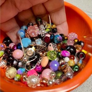 2 bags-Colorful Bead Collection/bead soup/crafter/beaded/jewelry maker